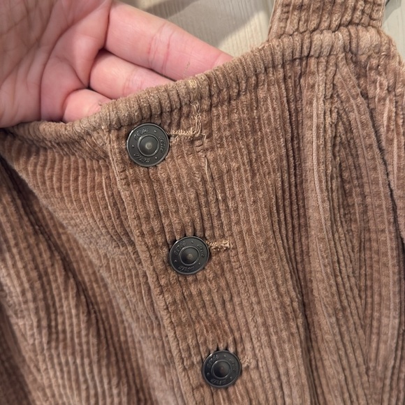 Aerie NWT kick start corduroy overalls, small - Picture 6 of 11